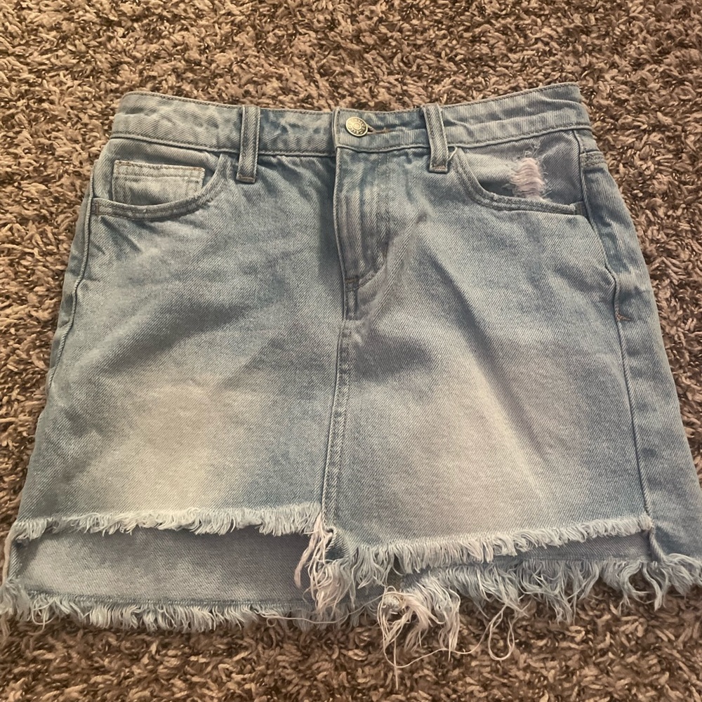 Light Blue Jean Skirt